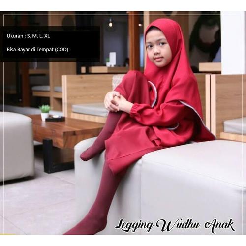 Gambar Legging Wudhu Anak Kaos Tebal Size XS-XXL - Merah, M dari Qurrotaayun_Official undefined Tokopedia