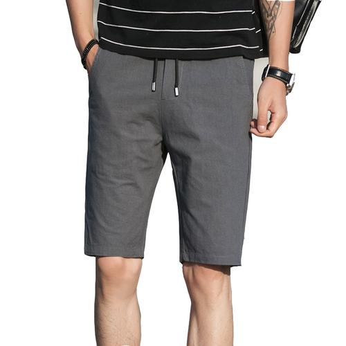 Jual Summer Men Cotton Straight Leg 