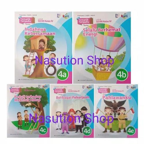 Gambar Buku Tematik 4A, 4B, 4C, 4D, 4E, 4F, 4G, 4H, 4i Kelas 4 SD Erlangga - Tematik 4G dari nasution. shop Jakarta Timur Tokopedia
