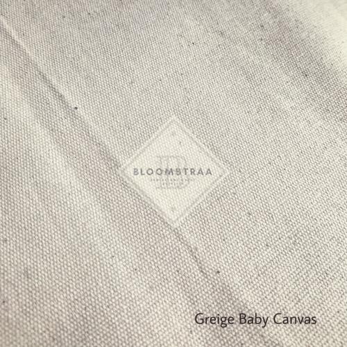 Foto Produk Kain kanvas grey Natural Bahan Baby canvas greige Kanvas Polos Katun dari Bloomstraa