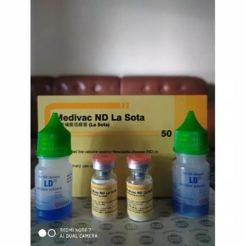 Foto Produk Vaksin Medivac ND Lasota 50 Vaksin Lnjtan untuk ayam kecil dewasa indu dari ryo hermanto