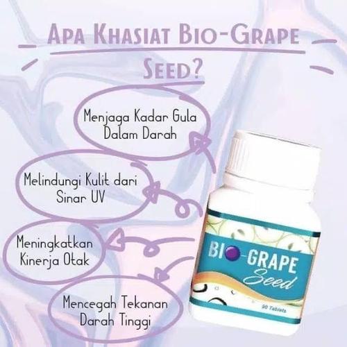 Foto Produk BIOGRAPE seed-mengontrol gula darah,tekanan darah tinggi & antioksidan dari bintang7 herbal