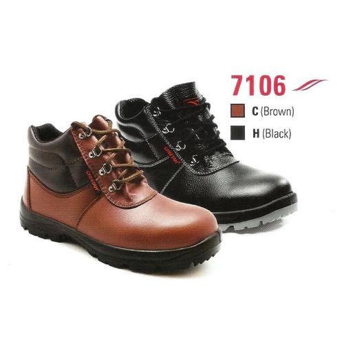 brown safety trainers