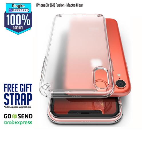 Foto Produk Ringke iPhone Xr Fusion Matte Clear Softcase Anti Crack Military Tough dari Official Ringke Partner