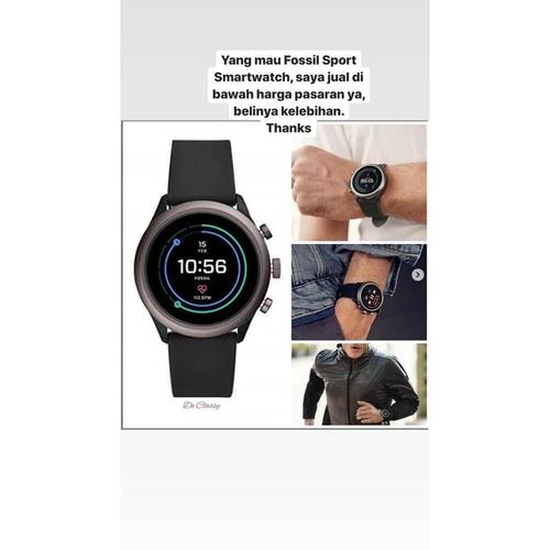 Fossil sport smartwatch harga new arrivals