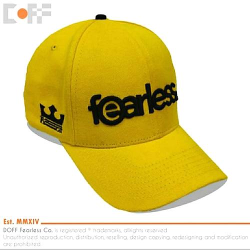 Baseball Cap Black In Yellow | THE DOFF 