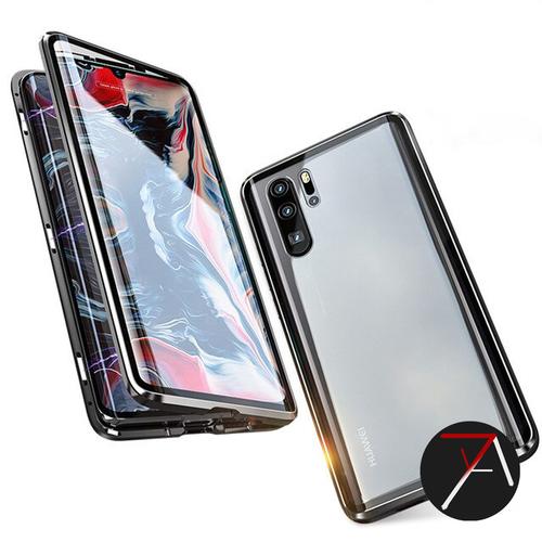 Foto Produk Huawei P30 Pro P30Pro Double Side Glass Magnetic Case Metal Cover - Hitam dari 17 Agustus