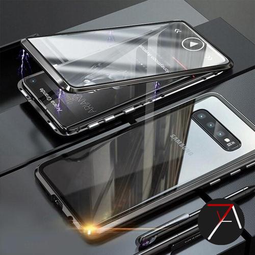 Foto Produk Samsung Galaxy S10 Plus S10Plus Double Side Glass Magnetic Case Cover - Biru dari 17 Agustus