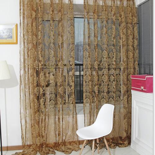 curtain for window in door