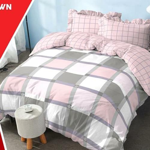 Jual Bedcover Kintakun Dluxe Sprei Rumbai Size 180x200 Motif Crown Jakarta Barat Bedcover Indo Mall Tokopedia