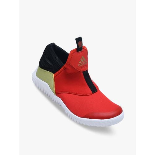 red and gold adidas shoes