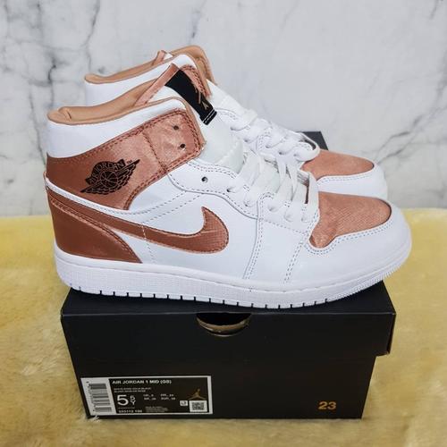Jual Sepatu Nike Jordan 1 Mid GS Rose 