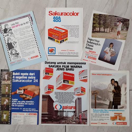 Jual Paket 6 Iklan Lawas Sakura Film Asli Kamera Analog Jadul Vintage 70an Kota Bandung Berkas Lawas Tokopedia