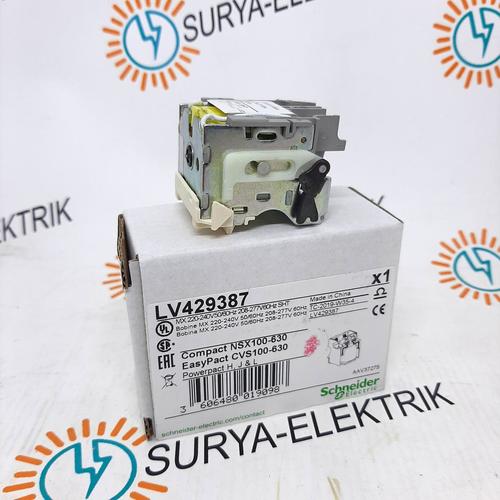 Foto Produk SHUNT TRIP VOLTAGE RELEASE MX LV429387 200/240VAC NSX SCHNEIDER ORI dari SURYA-ELEKTRIK