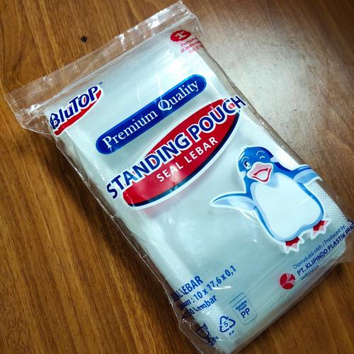 Foto Produk KLIP KEMASAN BENING TEBAL PLASTIK STANDING UP POUCH 10 X 17 CM dari BCA AKSESORIS