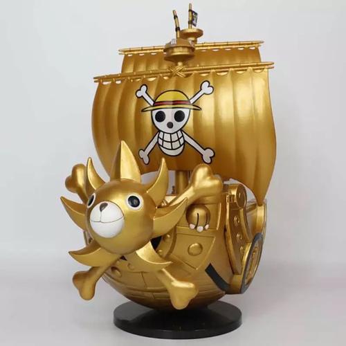 Jual Diecast One Piece Luffy NIS Thousand Sunny Ship Mega Gold Wcf