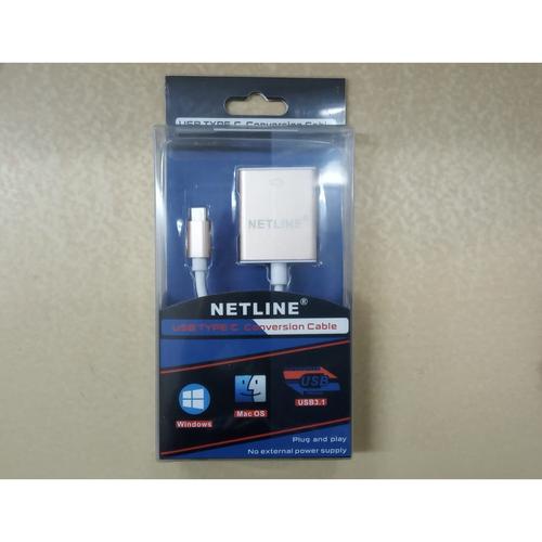 Jual NETLINE Kabel Connector Converter USB C To HDMI - Jakarta Pusat ...