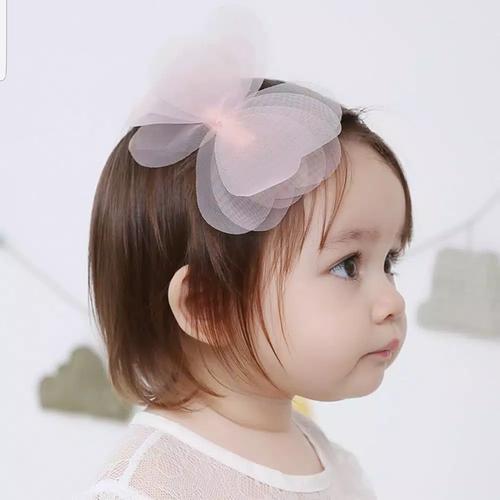 Foto Produk Jepit Rambut Anak Motif Pita Transparan Lucu Imut Murah - Pink - Pink dari Star Gallery