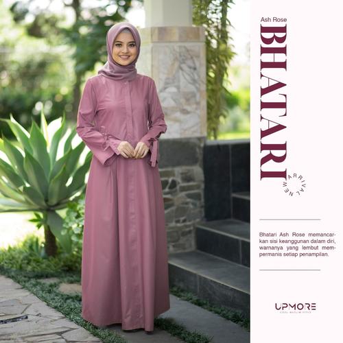 Gambar Gamis Upmore Mutif Bhatari dari muztashop undefined Tokopedia