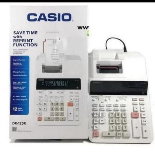 Sumadora Casio Dr 210 Casio DR 120R Printing Calculator Dual