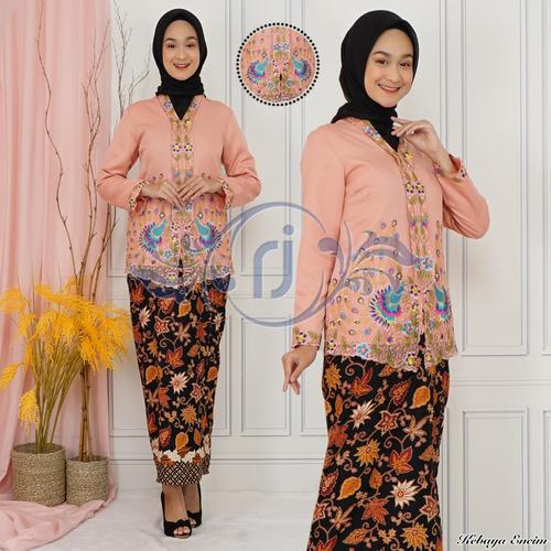 Foto Produk Kebaya Encim motif Merak jumbo 5L dari Rjbusana