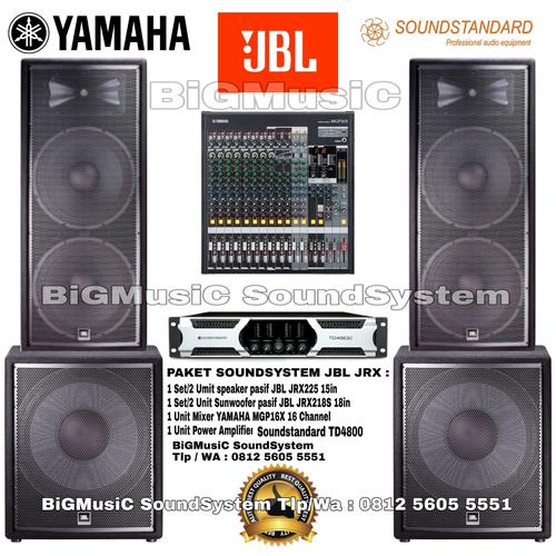 Jual paket sound speaker JBL jrx225 218 