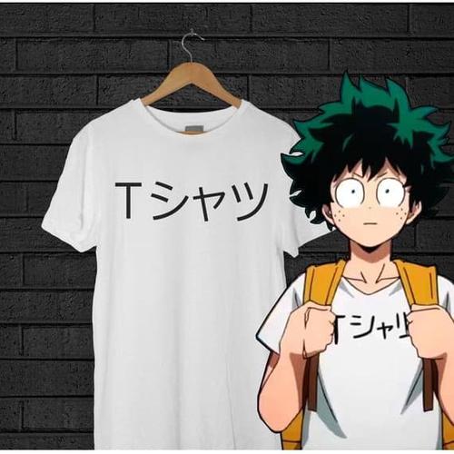 Kaos Anime My Hero Academia Deku Shirt 