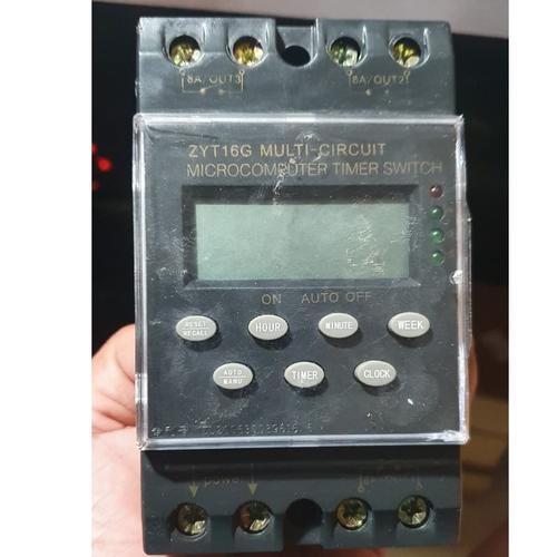 Jual Micro Computer Timer Switch ZYT16G8A LCD Display Program Kota