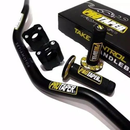 Foto Produk Stang fatbar protaper plus raiser stang plus handgrip variasi KLX cb15 dari WilsonOlshop