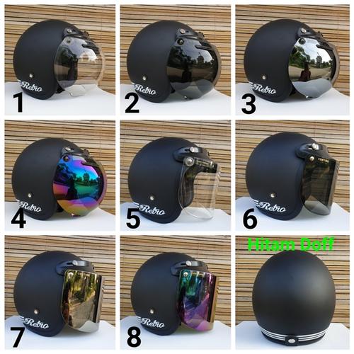 Jual Helm Bogo Retro Dewasa Untuk Cowok Cewek Pria Wanita Warna Hitam Doff 1 Rtrhtmdof Kcb Kab Tangerang Wawanwaone Tokopedia