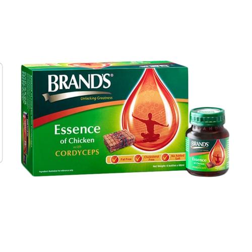 Foto Produk Brands Essence Of Chicken With Cordyceps Suplemen 70Gram/ 6 Pcs dari the baby boss shop