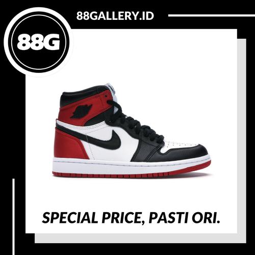 Nike Air Jordan 1 High Satin Black Toe 