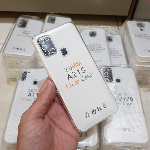Jual Silikon Case Bahan Tebal Bening Casing Samsung Galaxy A21S
