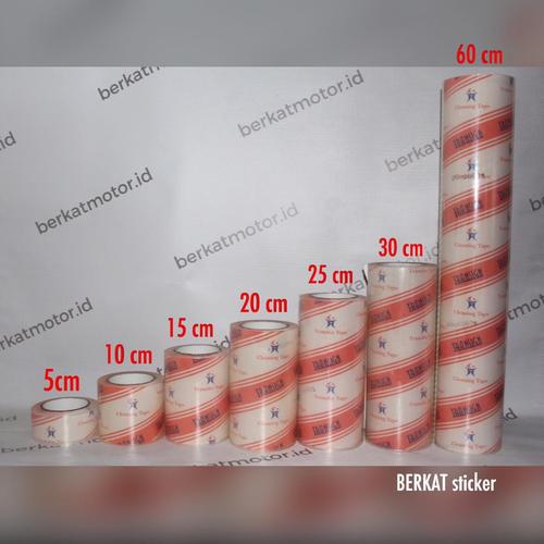 Jual TRANSFER / MASKING TAPE TRANSIGN 10 cm LAMINASI CUTTING STICKER