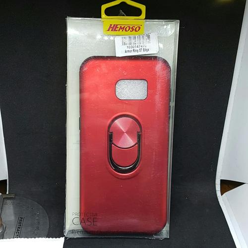 Gambar Hardcase Armor Ring for Samsung Galaxy S7 Edge Merah dari UAV Jakarta Selatan Tokopedia