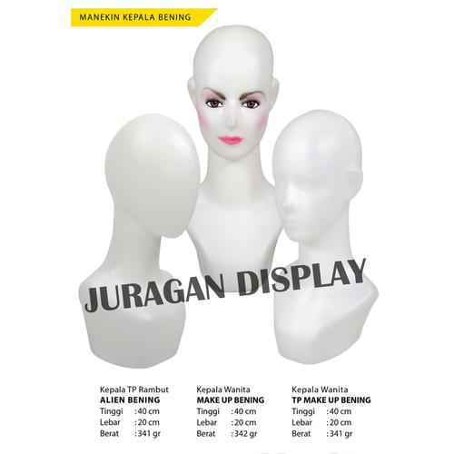 Jual MANEKIN KEPALA DEWASA PATUNG HIJAB PATUNG KEPALA PUTIHBENING