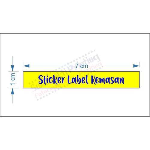 print label stiker