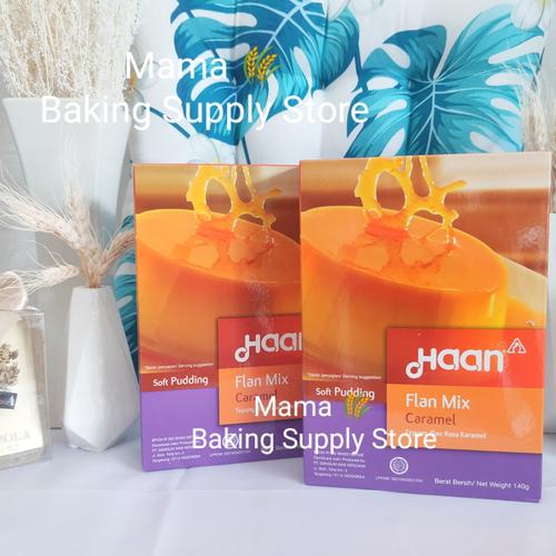 Foto Produk HAAN Flan Mix Caramel Pudding Puding Karamel Enak 145 gr dari VonMei