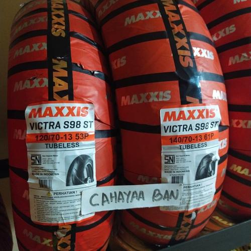 Foto Produk PROMO PAKET BAN LUAR NMAX SEPASANG 120/70-13 DAN 140/70-13 MAXXIS dari cahayaa ban