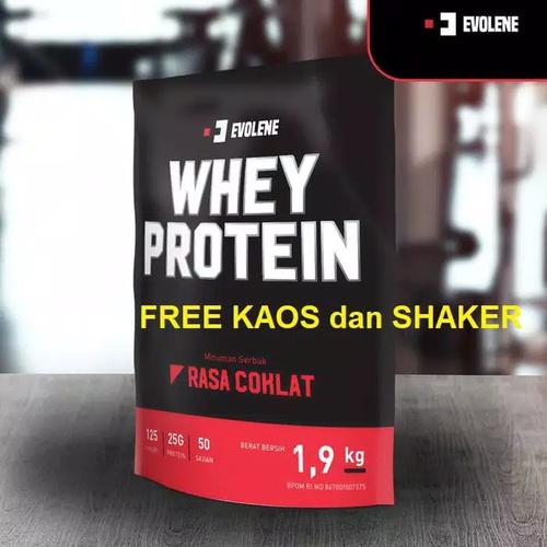 Foto Produk Evolene Whey Protein 1,9 KG - Coklat dari AizaShop03