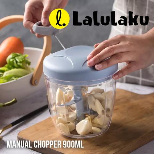 Foto Produk LALULAKU CHOPPER WARNA BESAR BLENDER TANGAN TARIK MANUAL BUMBU DAPUR dari Lalulaku