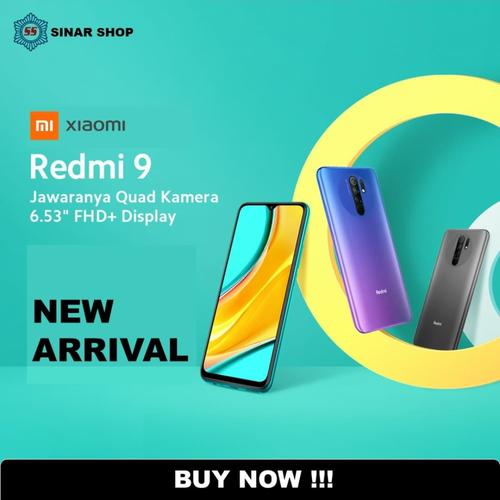 Foto Produk Redmi 9 Ram 4 Rom 64 Garansi Resmi - Abu-abu dari Home Cell