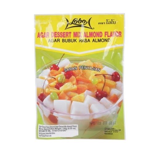 Jual LOBO Agar Dessert Mix Almond Flavor / Agar Bubuk Rasa Almond 130gr