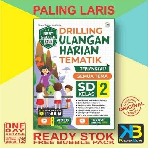 Foto Produk DRILLING ULANGAN HARIAN TEMATIK SEMUA TEMA SD KELAS 2 dari Khanza Buku