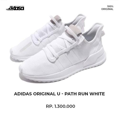 adidas path run white