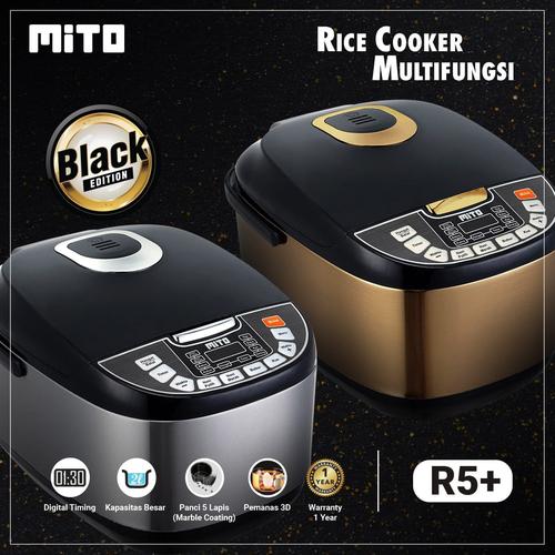 Gambar rice cooker digital mito r 5 - silver dari k_shops Jakarta Barat Tokopedia