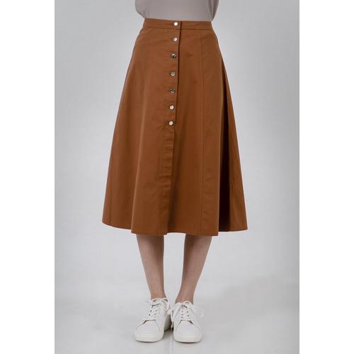 Foto Produk The Executive Midi Skirt 5-SDWKEY120C104 Khaki - Khaki, M dari The Executive Indonesia