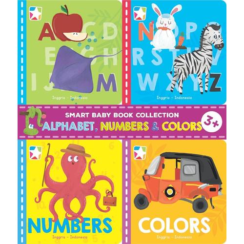 Jual OPREDO SMART BABY BOOK COLLECTION: ALPHABET NUMBERS & COLOR - Kota ...