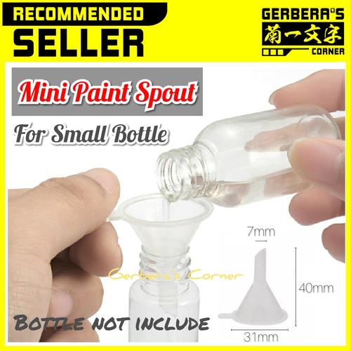 Foto Produk Mini Paint Spout - Spout Cat Thinner - Alat Bantu Tuang Cat Thinner dari Gerbera's Corner