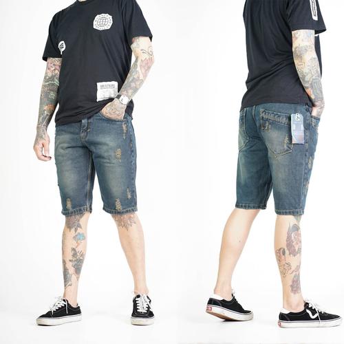 Jual Celana Jeans Pria - Celana Ripped Jeans pendek Terbaru - Kota